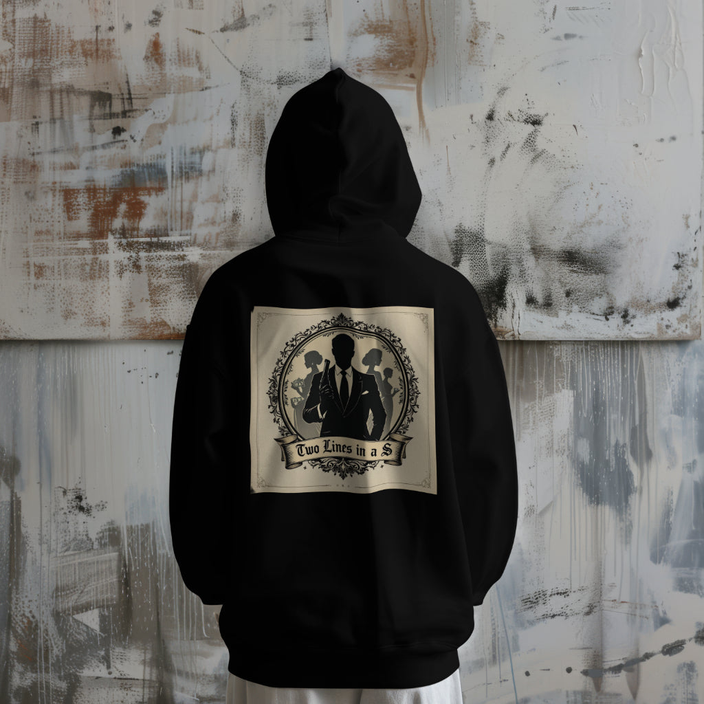 TwoLinesInAs graphic hoodie