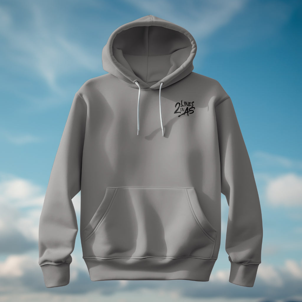 TwoLinesInAs graphic hoodie