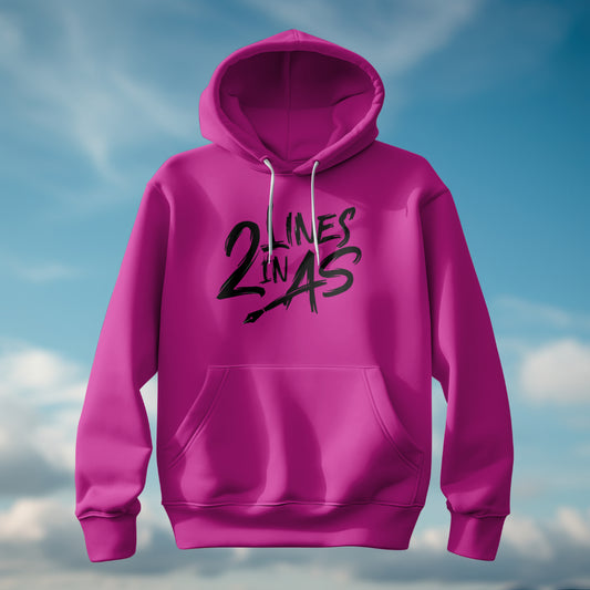 TwoLinesInAs hoodie PROPER PINK