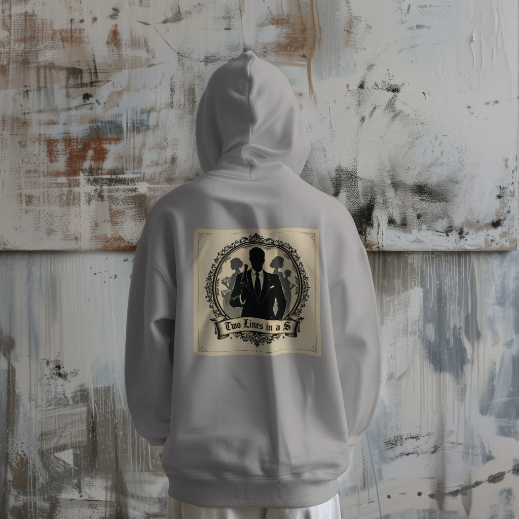 TwoLinesInAs graphic hoodie