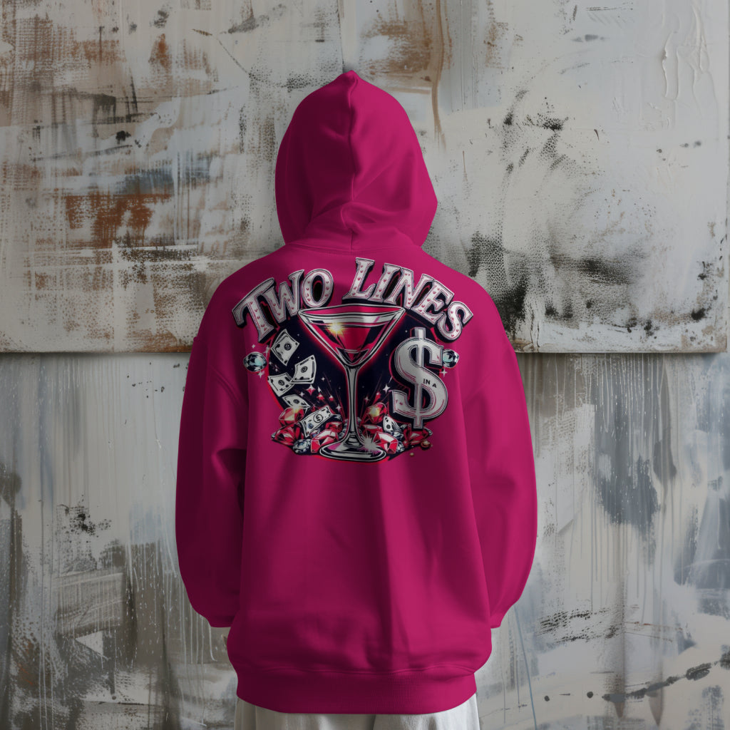 TwoLinesInAs hoodie PROPER PINK